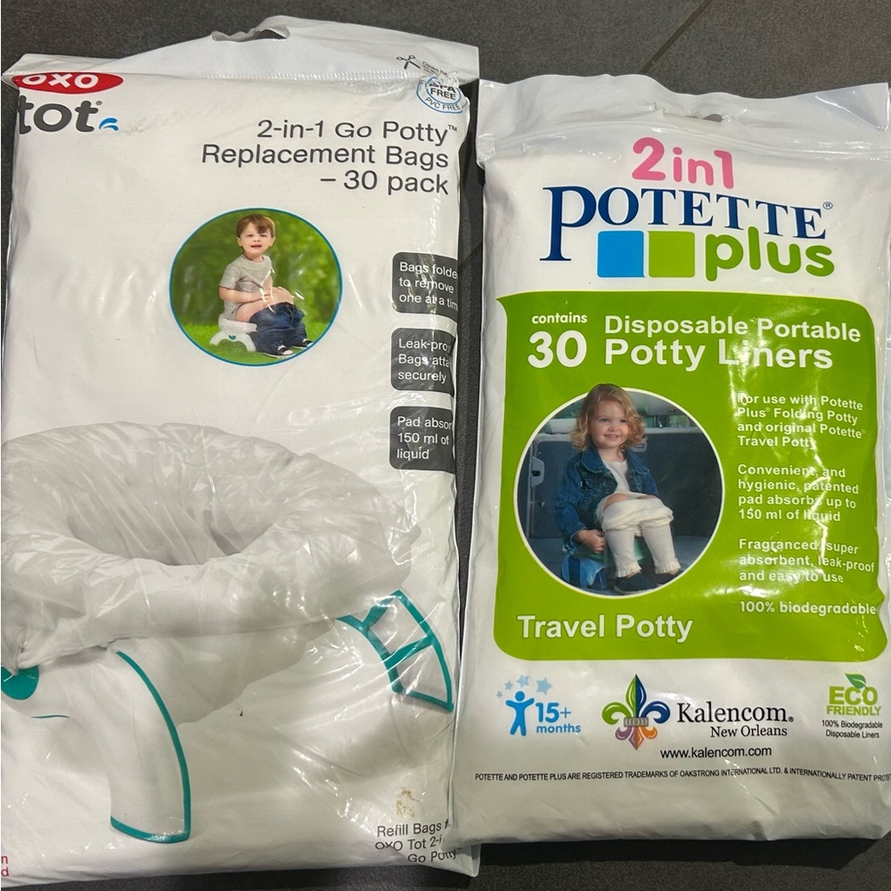 Oxo Travel Potty Bags - New Unopened